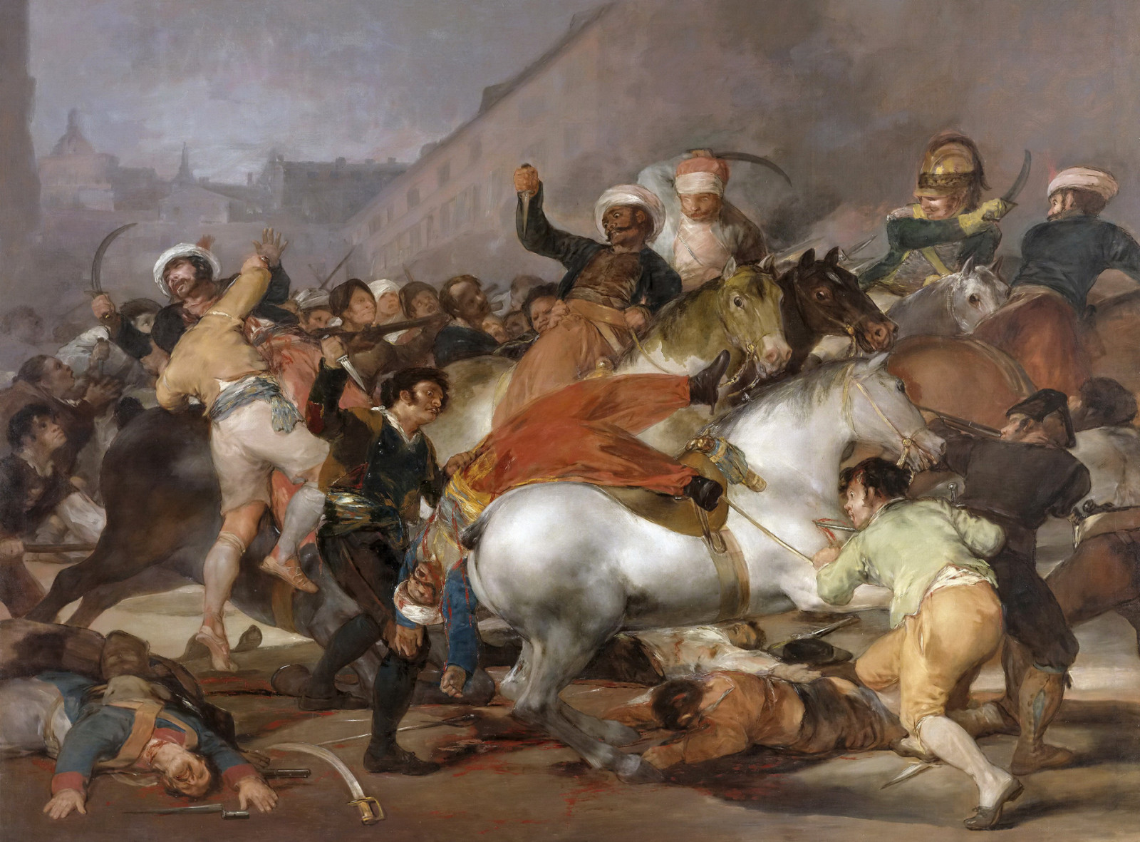 그림, 배틀 장르, Mamelukes와의 전투