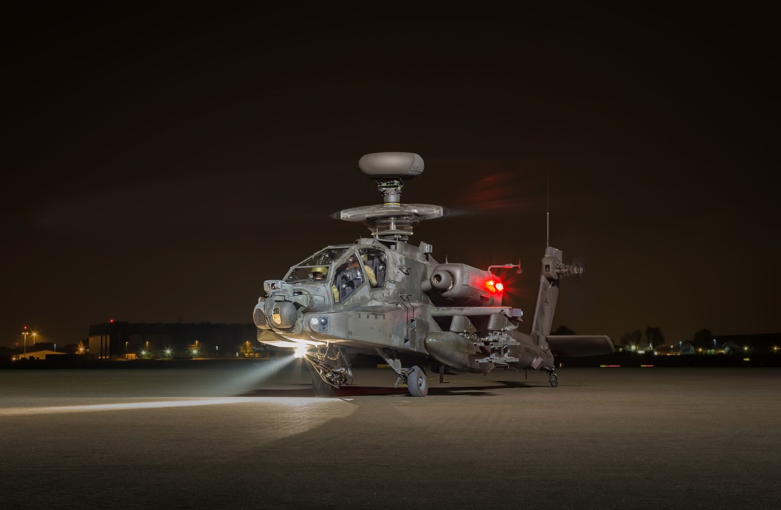 senjata, helikopter, Apache AH64