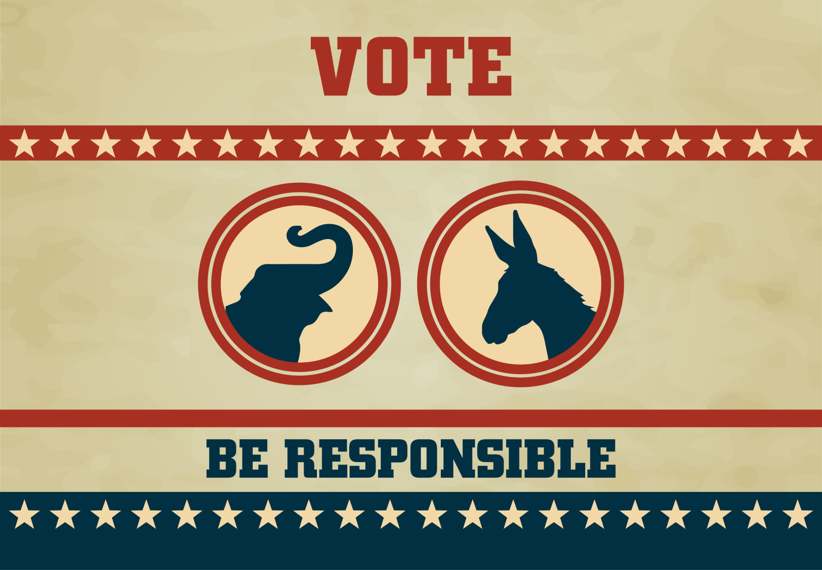 코끼리, 캥거루, 책임, 투표