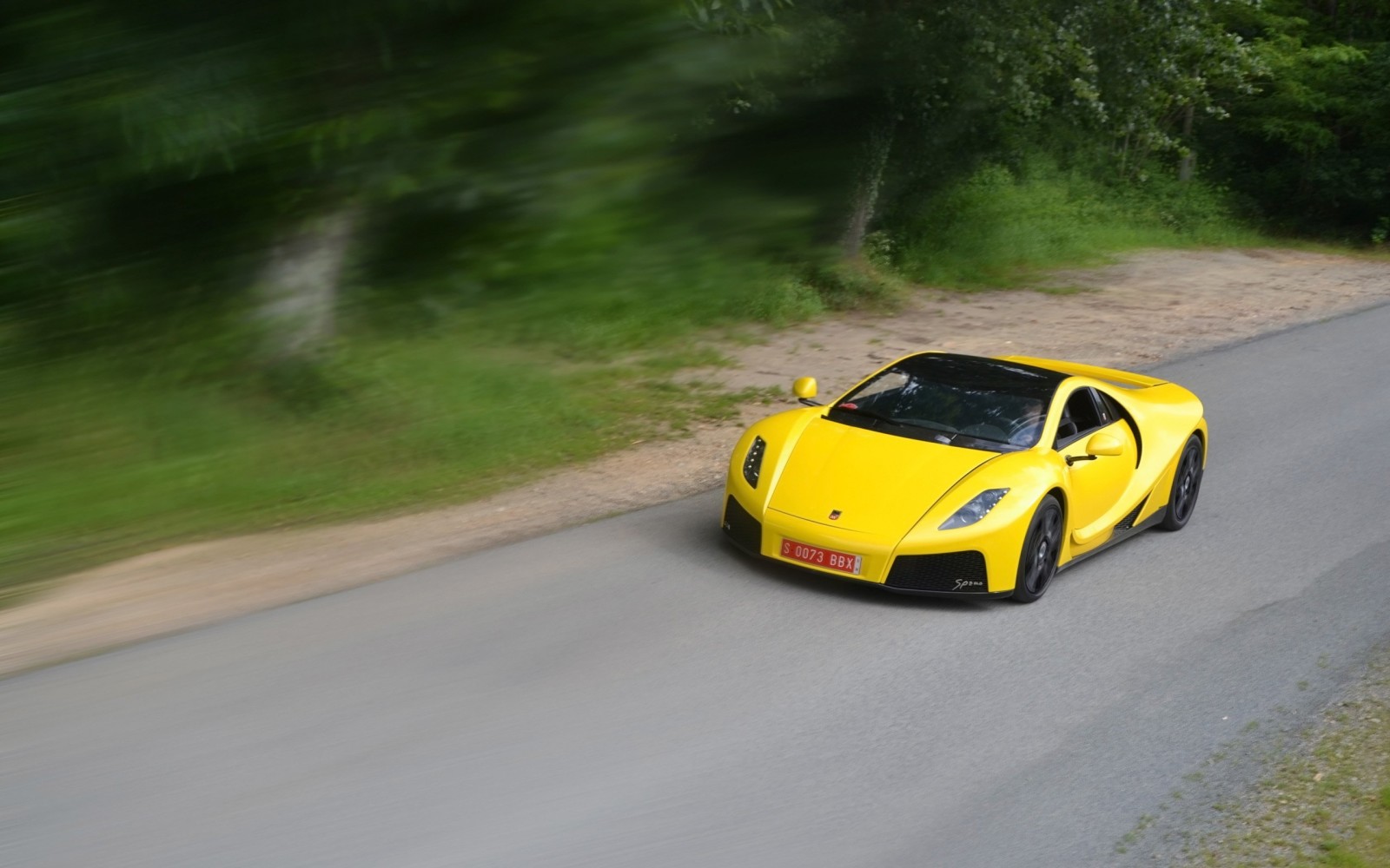 siêu xe, màu vàng, tốc độ, Spania, GTA Spano