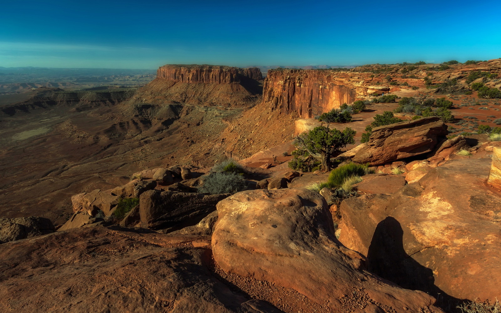 pemandangan, gunung, Taman Nasional Canyonlands