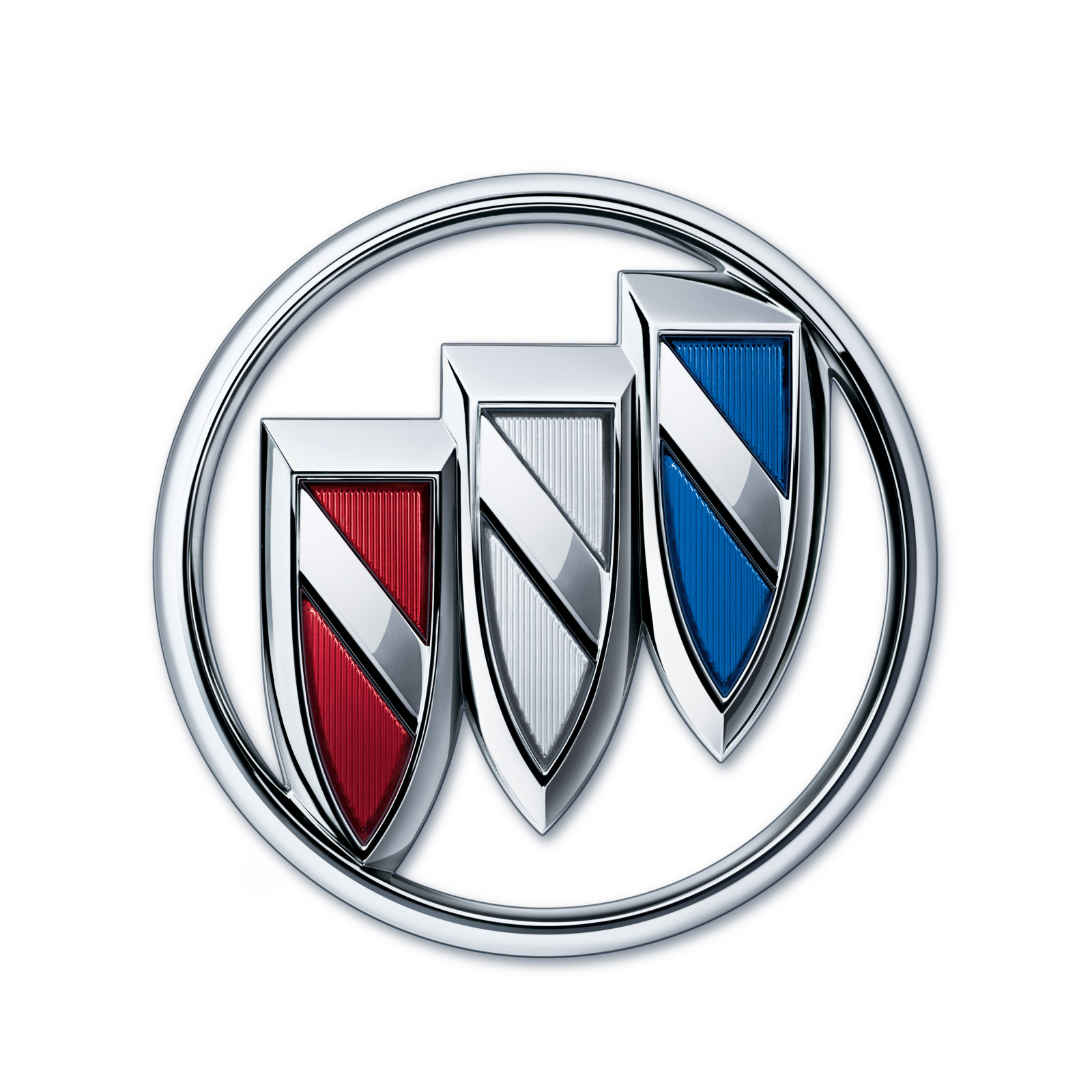 logo, latar belakang putih, Buick