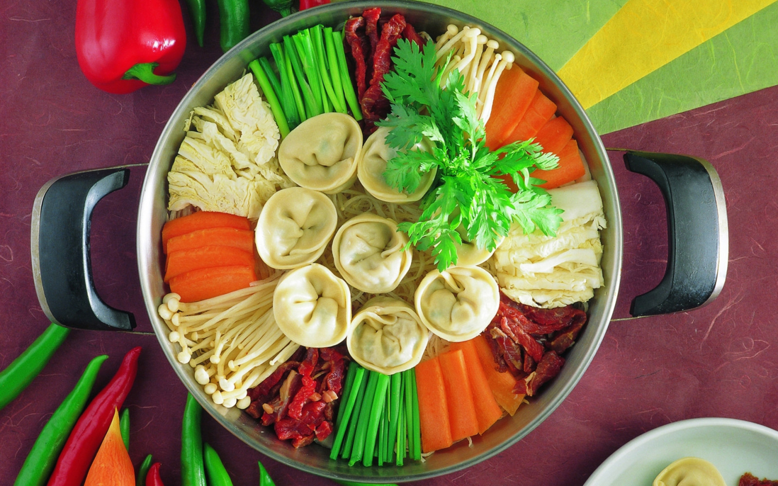 蔬菜, 水饺, 碟